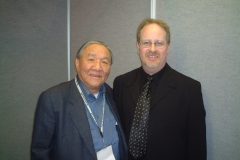 Mike with Mr. Kakehashi, founder or Roland