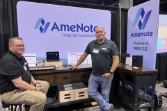 AmeNote booth at NAMM 2022