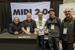 MIDI 2.0 team members at NAMM 2020